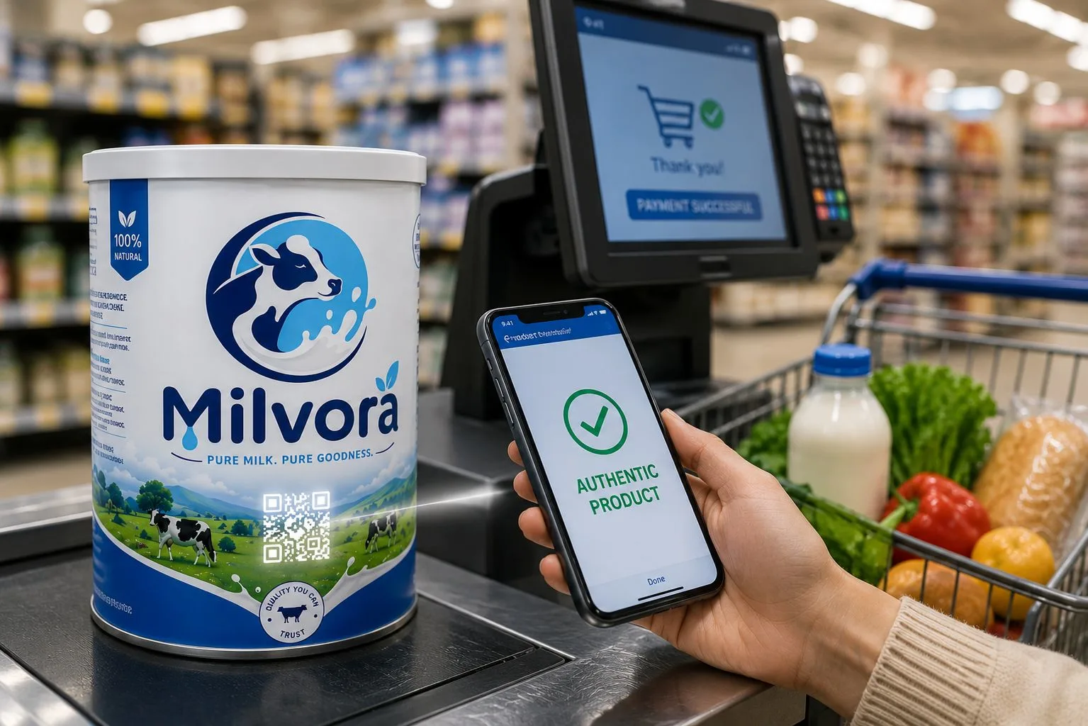 Scan at self-checkout.